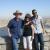 At the Aswan High Dam separating the Nile from Lake Nassar with our guide Kirim.

